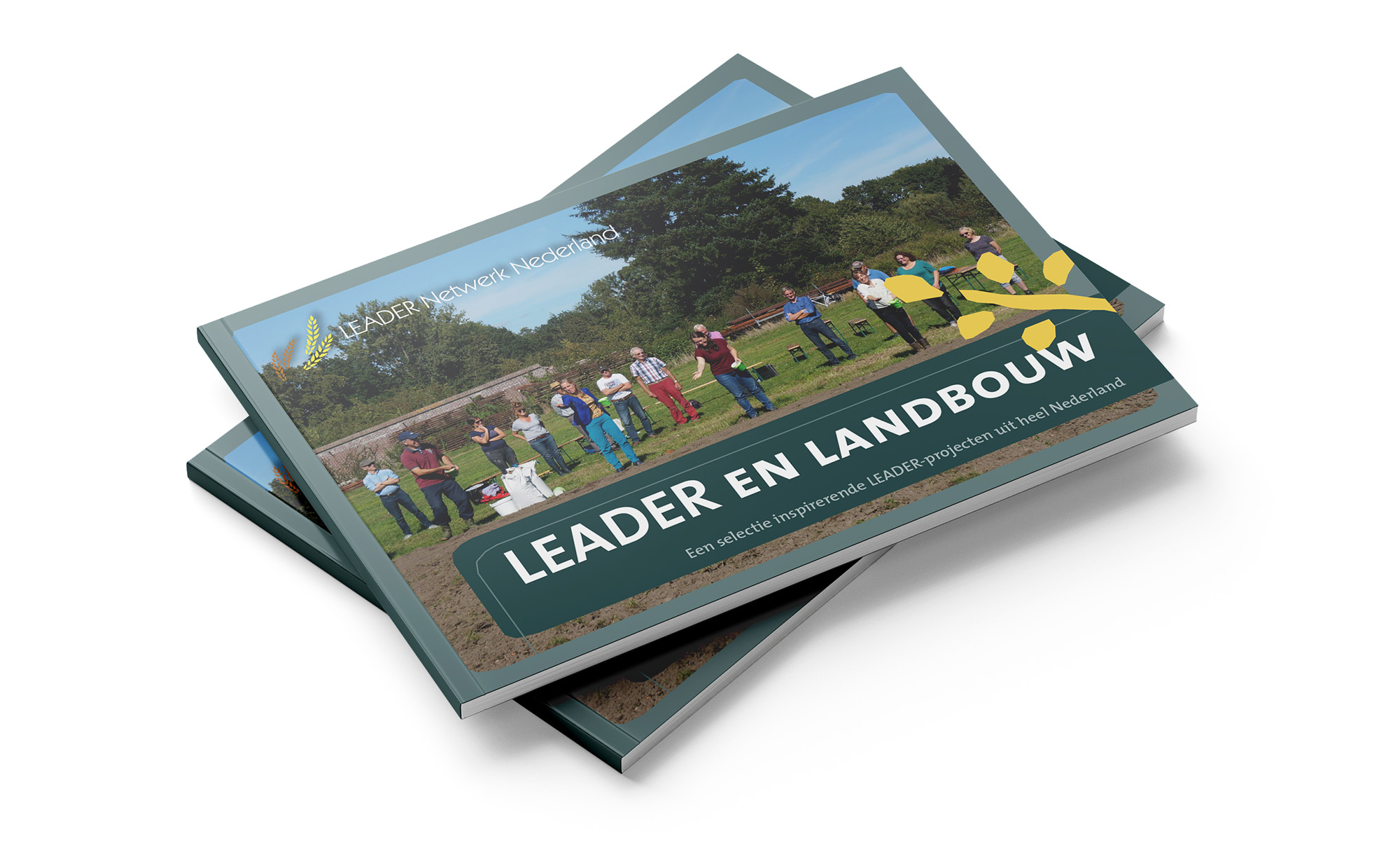 LEADER Netwerk Nederland landbouw brochure ontwerp door JantyDesign