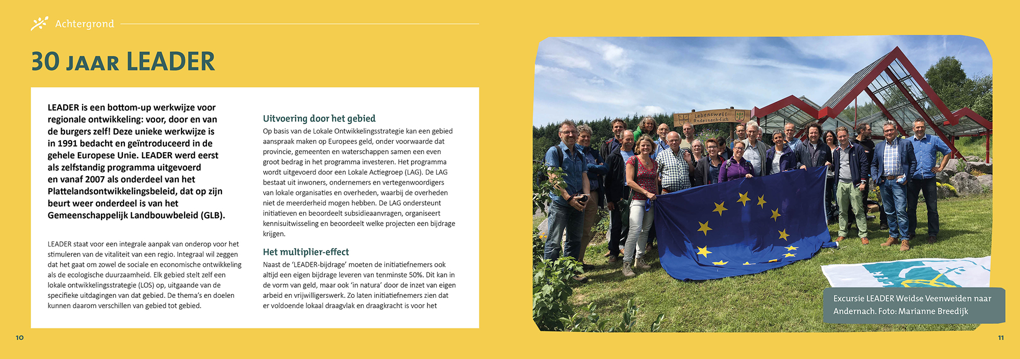 LEADER Netwerk Nederland landbouw brochure ontwerp door JantyDesign