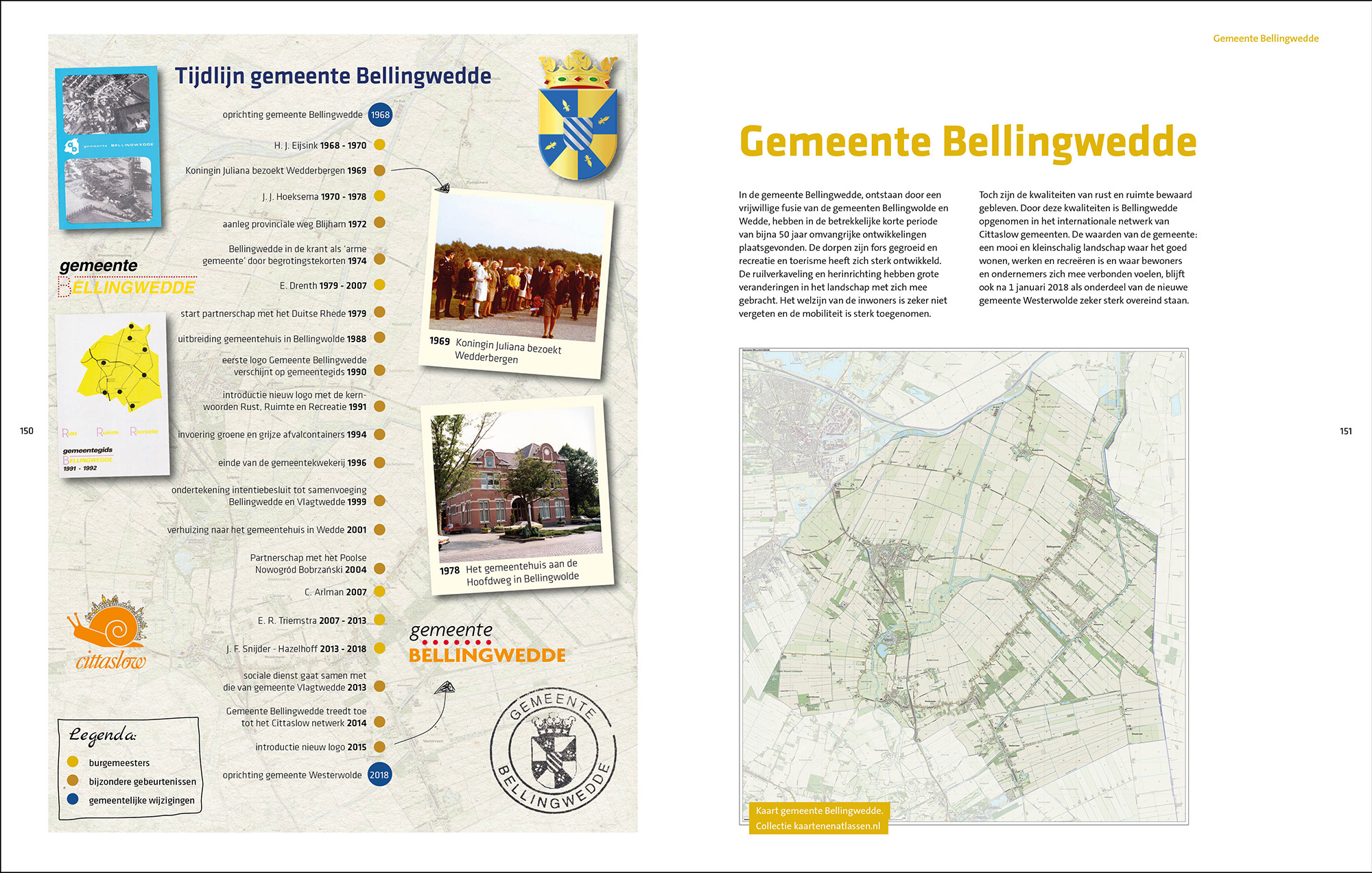 Detailpagina ontwerp en opmaak boek Bellingwedde door JantyDesign