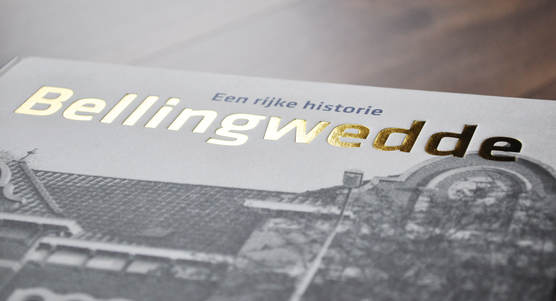 Details omslag ontwerp en opmaak boek Bellingwedde door JantyDesign
