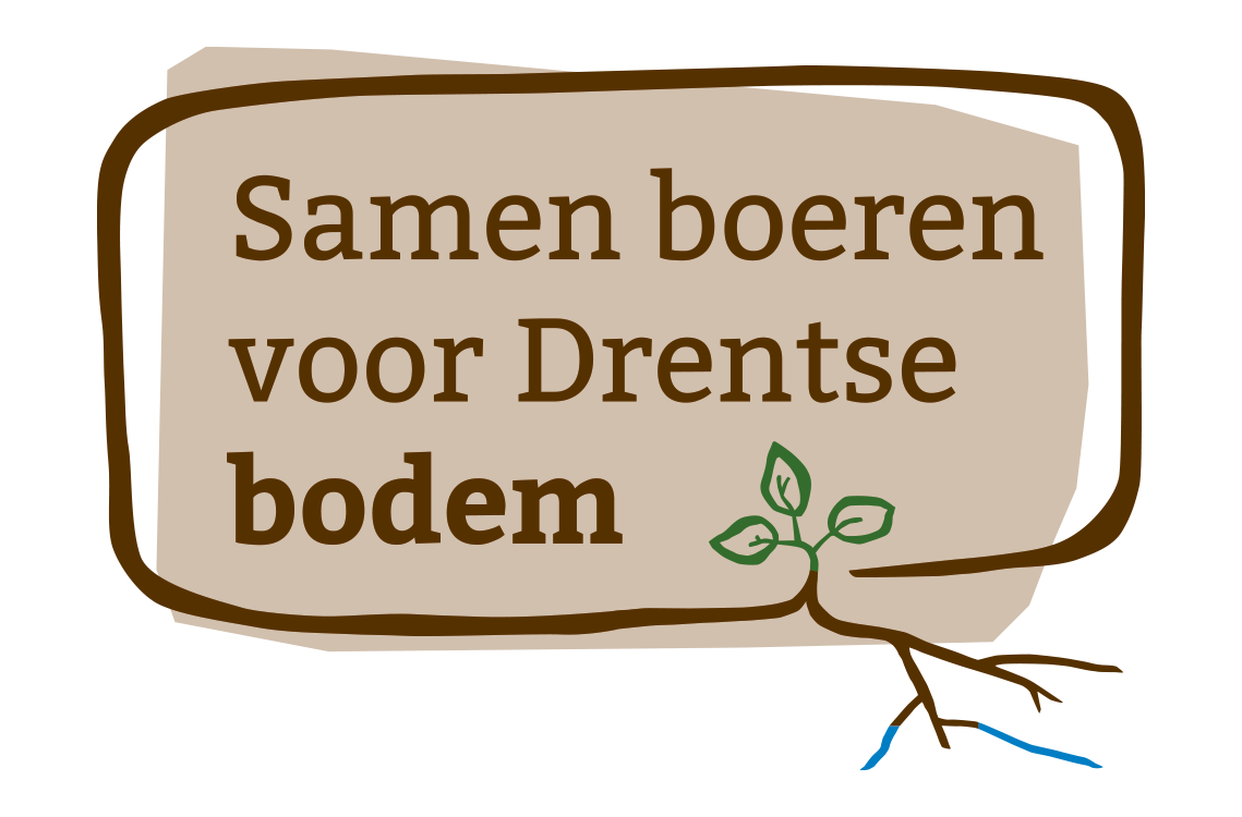 logo ontwerp project provincie Drenthe Samen boeren voor Drentse bodem ontwerp door JantyDesign