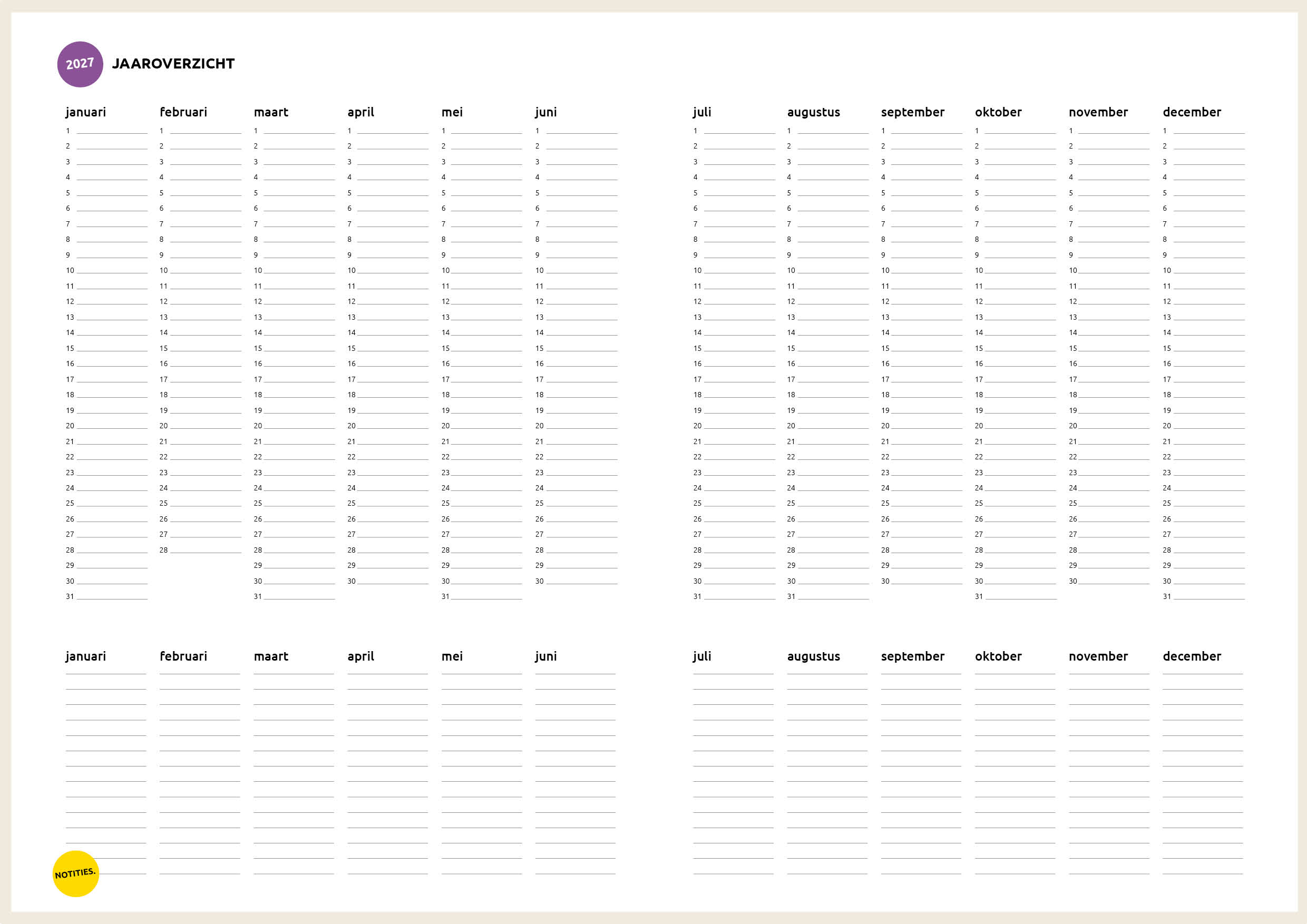 PLANNER. 2027 PRE-ORDER - Afbeelding 5